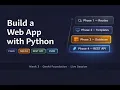 Build a Real Web App with Python Flask SQLite REST API GenAI Foundation Week 3