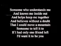Dan Seals - One Friend ( + lyrics 1984)