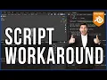 Pack Image sequence into a Blend file Script Workaround