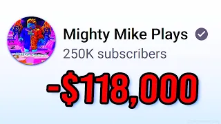 Kid Spends $118,000 on YouTube Ads - ENTIRE Mighty Mike Plays Situation EXPLAINED!