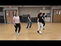 Kissing Cowboys Line Dance Demo, Chor. Kris Lonnquist