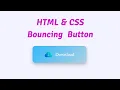 HTML CSS Bouncing Button