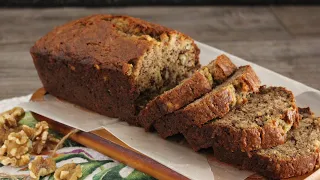 Banana Bread كيك راح تنهارون من لذاذته كيك الموز 