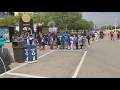 Big crowds at NRG Stadium for a major Final Four tailgate party
