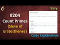 Count Primes Sieve of Eratosthenes Leetcode - 204