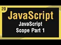 Learn JavaScript In Arabic - JavaScript Scope Part 1