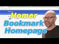 Simple homepage for all your bookmarks
