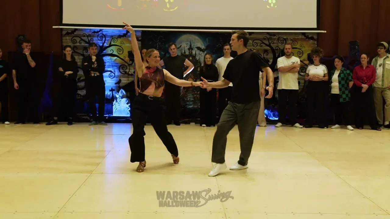 Philipp Winking & Sarah Cook - 3rd place Advanced Jack&Jill Finals - Warsaw Halloween Swing 2025