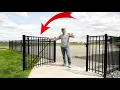 Fence Hack: Add a Gate Anywhere On Aluminum Fence