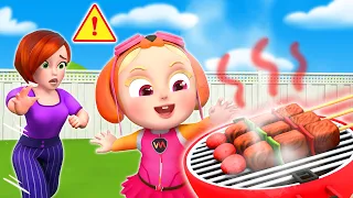 Be Careful! It's Hot ⚠️🔥 Fire Safety Rules For Kids | More Rosoo Nursery Rhymes & Kids Songs