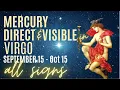 Mercury Visible and Direct Sept 15 ALL SIGNS