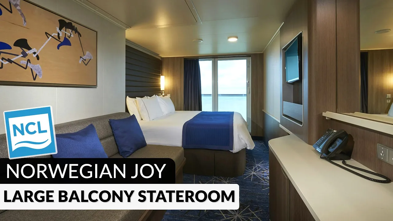 Norwegian Joy | Large Balcony Stateroom Full Walkthrough Tour & Review 4K | Category B6