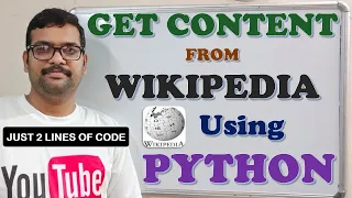 GET CONTENT FROM WIKIPEDIA USING PYTHON WIKIPEDIA SEARCH USING PYTHON