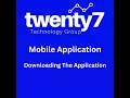 Mobile Application Downloading the Verizon One Talk App