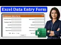 Build an Automated Data Entry Form in Excel No Coding Needed