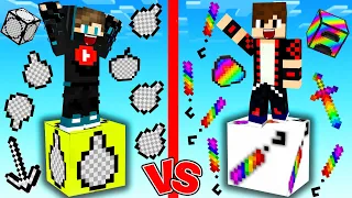 ماين كرافت : حـرب حظ ستاف الملونة ضد قـنبلة الكارو الخطيرة !!؟ 😱🔥