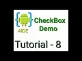AIDE TUTORIAL-8-checkBox Demo