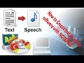 How to Create Text to Speech Software with NOTEPAD NOTEPAD TRICKS