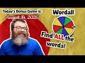 Find ALL the words Wordall August 14 2026