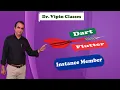 Instance Variable and Instance Method in Dart Flutter Dr Vipin Classes