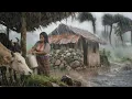 Lagu himalayan india village life during the rain|most peaceful and relaxing nepali mountain village life