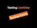 Testing LiveView - Testing Forms