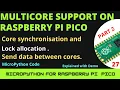 Core synchronisation and lock allocation MultiCore programming on raspberry pi pico Micropython
