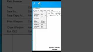 how to create and run python script using python IDLE
