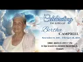 Celebrating The Life Of Bertha Campbell