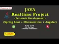Java Realtime Project full stack development By Mr Ashok Online Training Ashok IT
