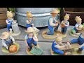 Vintage Homco Denim Days Figurines Lot of 14 CUTE GOOD CONDITION 1980 s