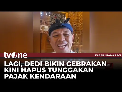 Dedi Mulyadi Hapus Tunggakan Pajak Kendaraan