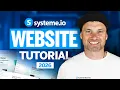 Systeme io Website Tutorial Build a Website Fast