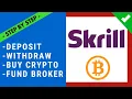 SKRILL Review COMPLETE Guide How to DEPOSIT and Wit raw from ETORO and FOREX Brokers EASY