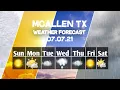 Weather Forecast Mcallen Texas Mcallen weather Forecast 2021