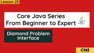 Lesson 25 - Diamond Problem and Interface Import Packages Core Java Tutorial For Beginners