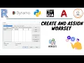 Tao workset set workset bang Dynamo excel Create assign workset by Dynamo excel Ky su giay