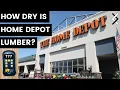 How Dry is Home Depot Lumber Testing Box Store Kiln Dried Lumber