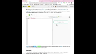 Programming in Python on Trinket