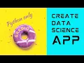 Create your App to your Machine Learning models w GRADIO right side vs Python code left side