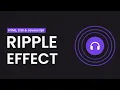 Ripple Effect With HTML CSS Javascript