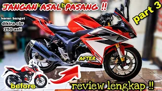 Download review dan cara pemasangan body cbr 250 di cb 150 r, cbr 150r modif full fairing MP3