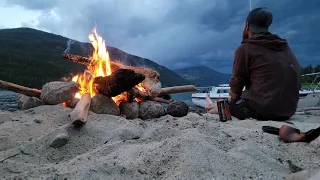 chased by a storm!! sailing canada//ep15