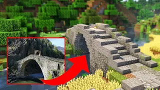 Minecraft - How to Build a Bridge Tutorial