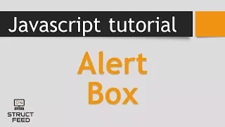 JavaScript Tutorial 21 - JavaScript Alert Box