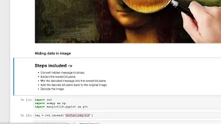 Image Steganography Hiding data in image using python