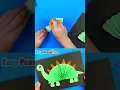 Folded Paper Dinosaur Craft