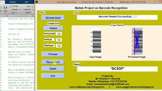 Barcode Recognition using Image Processing