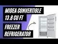 Midea 13 8 cu ft Convertible Upright Freezer or Refrigerator - Honest Review Demo