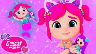 Girls Mermaid Club! 🧜‍♀️ Emmie's Wonder Wardrobe | Mermaids For Kids | Toddler Learning Songs